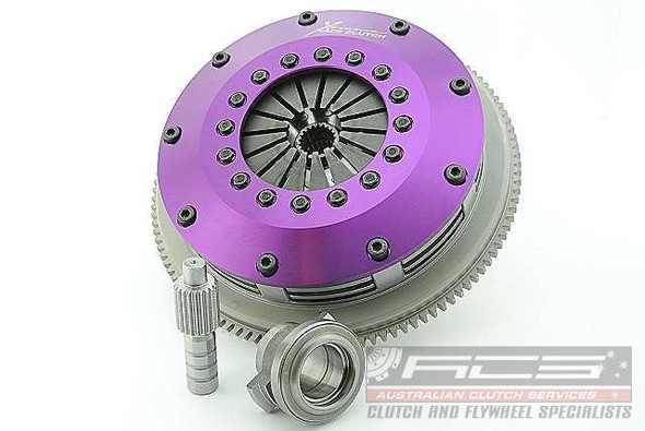 Xtreme 200mm Rigid Ceramic Twin Plate Clutch Kit Incl Flywheel Toyota Supra (KTY20530-2E) www.srbpower.com