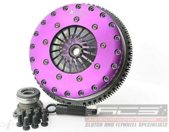 Xtreme 230mm Rigid Ceramic Twin Plate Clutch Kit Incl Flywheel & CSC Ford Focus (KFD23648-2E) www.srbpower.com