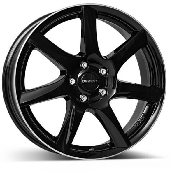 Dezent TW 15x6 ET38 4x108 Black / Polished www.srbpowerr.com