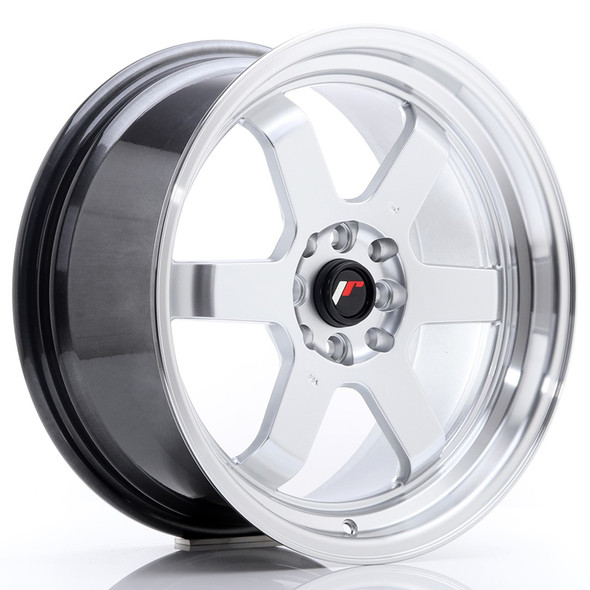 JR Wheels JR12 17x8 ET33 4x100/114 Hyper Silver w/Machined Lip www.srbpower.com