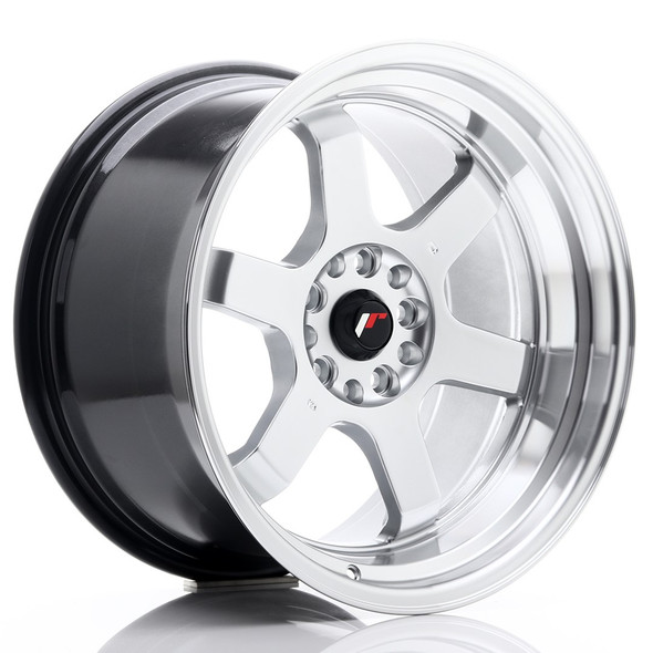 JR Wheels JR12 18x10 ET0 5x1143/120 Hyper Silver w/Machined Lip www.srbpower.com