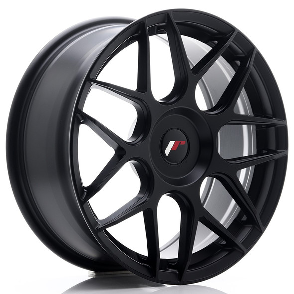 JR Wheels JR18 18x7.5 ET25-40 CUSTOM PCD Matt Black www.srbpower.com