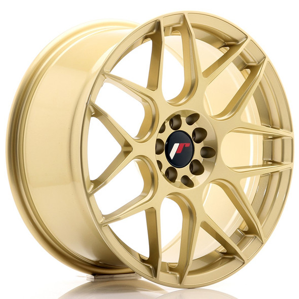 JR Wheels JR18 18x8.5 ET40 5x112/114 Gold www.srbpower.com