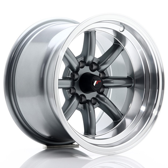 JR Wheels JR19 14x9 ET-25 4x100/114 Gun Metal w/Machined Lip www.srbpower.com