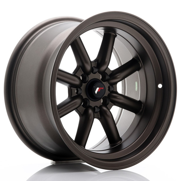 JR Wheels JR19 15x9 ET-13 4x100/114 Matt Bronze