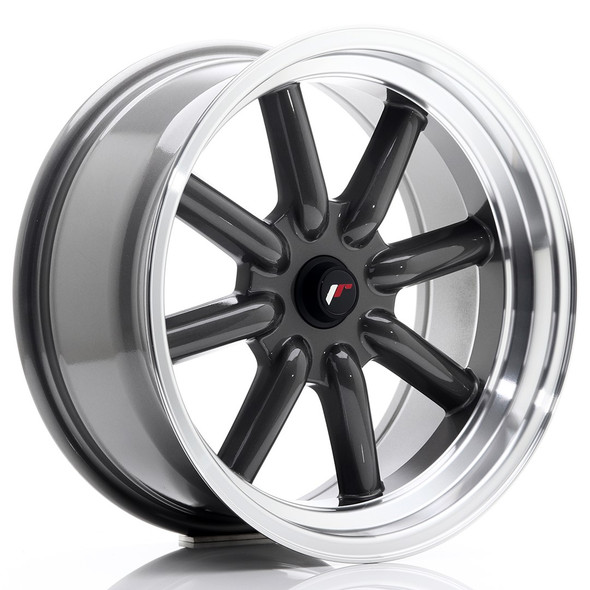 JR Wheels JR19 17x8 ET-20-0 CUSTOM PCD Gun Metal w/Machined Lip www.srbpower.com