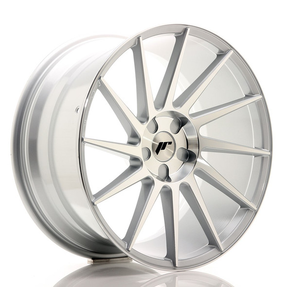 JR Wheels JR22 20x10 ET20-40 5H CUSTOM PCD Silver Machined Face www.srbpower.com