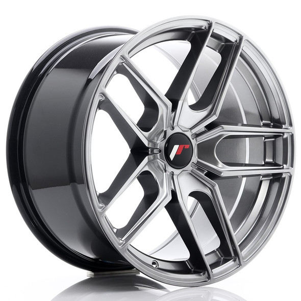 JR Wheels JR25 18x9.5 ET20-40 5H CUSTOM PCD Hyper Black www.srbpower.com