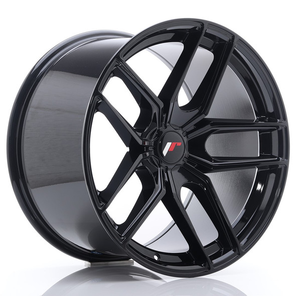 JR Wheels JR25 19x11 ET20-40 5H CUSTOM PCD Gloss Black www.srbpower.com