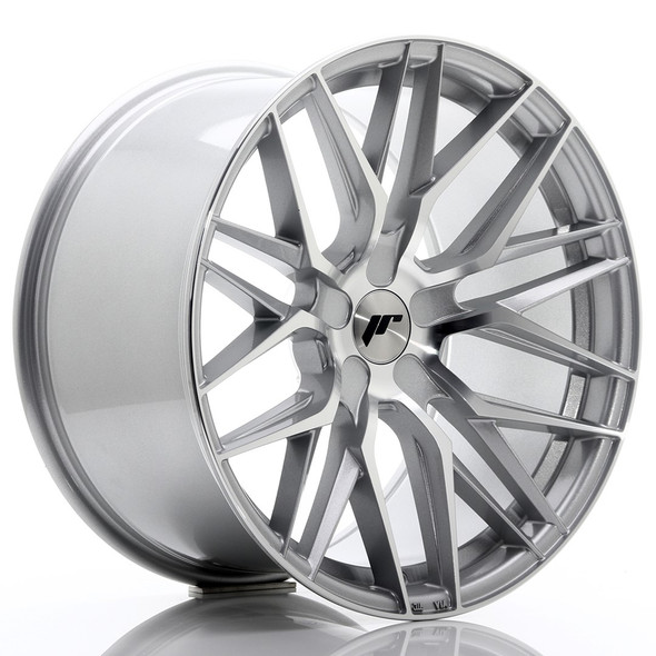 JR Wheels JR28 19x10.5 ET20-40 5H CUSTOM PCD Silver Machined Face www.srbpower.com