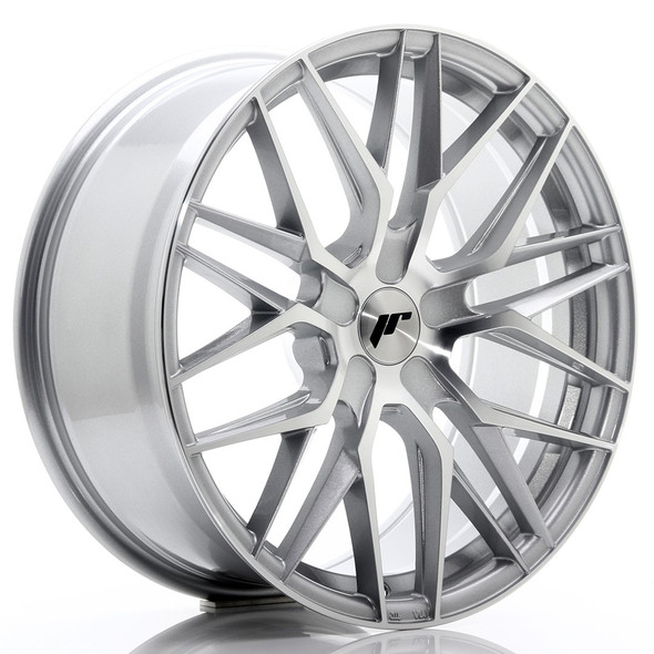 JR Wheels JR28 19x8.5 ET20-40 5H CUSTOM PCD Silver Machined Face www.srbpower.com