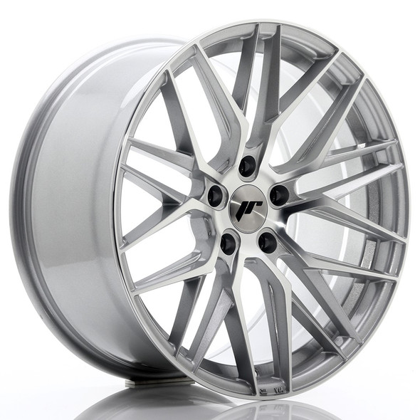 JR Wheels JR28 19x9.5 ET40 5x112 Silver Machined Face www.srbpower.com