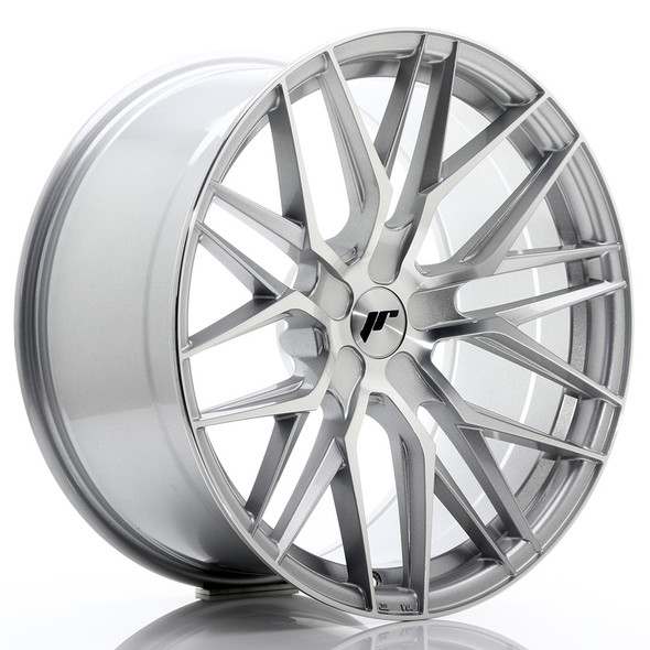 JR Wheels JR28 20x10 ET20-40 5H CUSTOM PCD Silver Machined Face www.srbpower.com