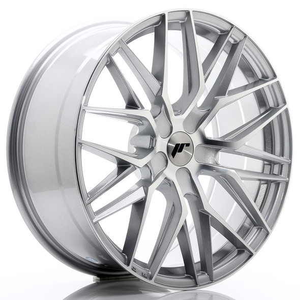 JR Wheels JR28 20x8.5 ET20-40 5H CUSTOM PCD Silver Machined Face