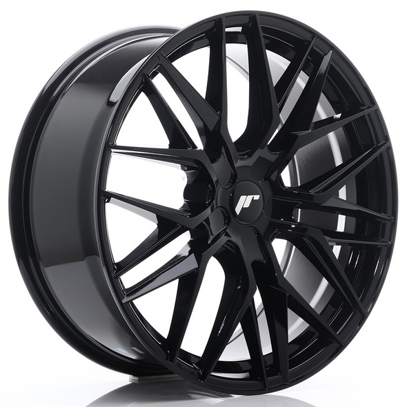 JR Wheels JR28 21x9 ET15-45 5H CUSTOM PCD Gloss Black www.srbpower.com