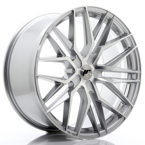 JR Wheels JR28 22x10.5 ET15-50 5H CUSTOM PCD Silver Machined Face www.srbpower.com