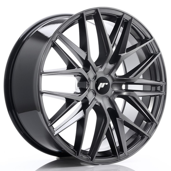 JR Wheels JR28 22x9 ET30-45 5H CUSTOM PCD Hyper Black www.srbpower.com