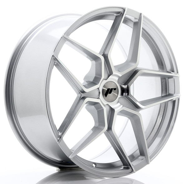 JR Wheels JR34 20x9 ET20-40 5H CUSTOM PCD Silver Machined Face