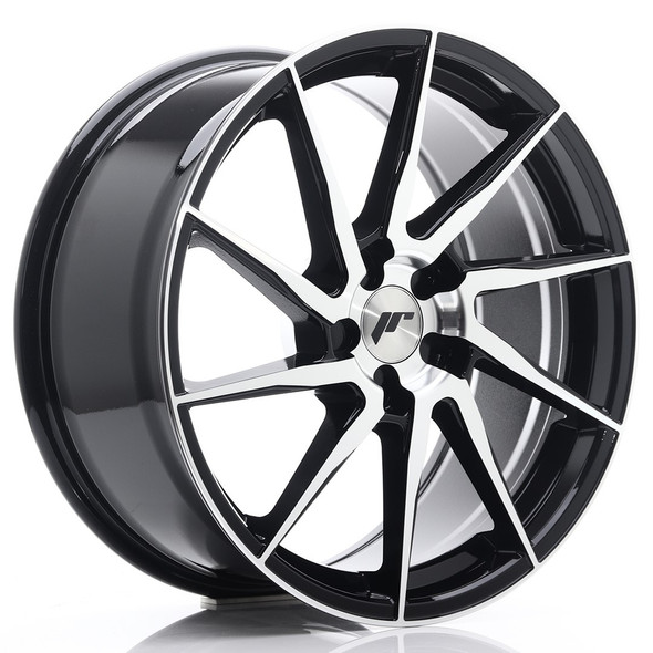 JR Wheels JR36 19x8.5 ET20-50 5H CUSTOM PCD Gloss Black Machined Face www.srbpower.com