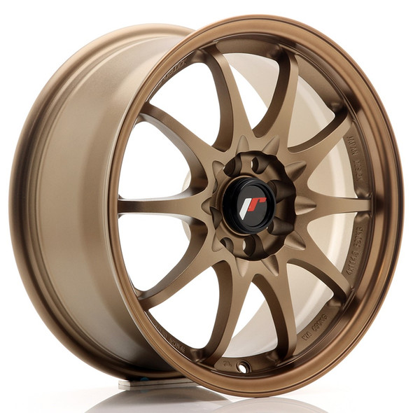 JR Wheels JR5 16x7 ET30 4x100/108 Dark Anodized Bronze www.srbpower.com