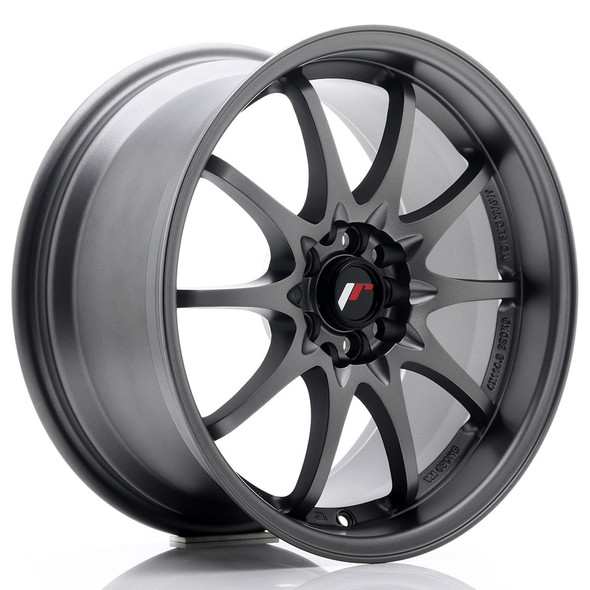 JR Wheels JR5 17x8.5 ET35 5x100/1143 Matt Gun Metal www.srbpower.com