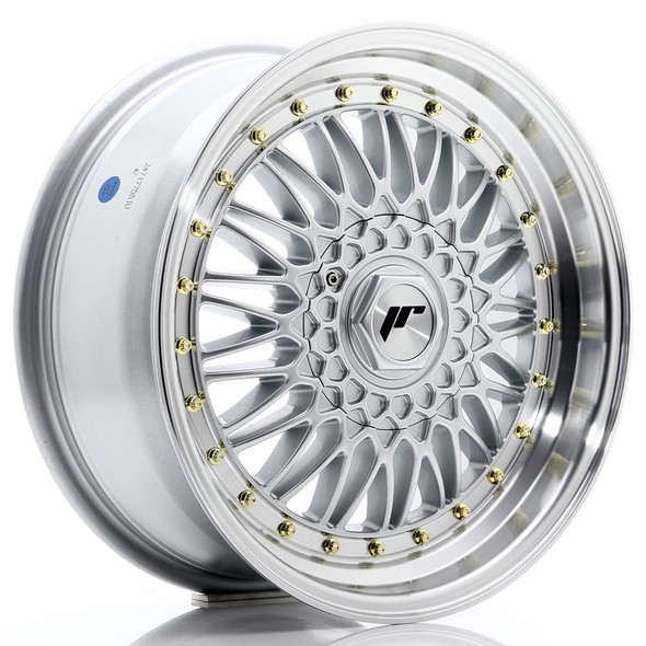 JR Wheels JR9 17x7.5 ET20 CUSTOM PCD Silver w/Machined Lip www.srbpower.com