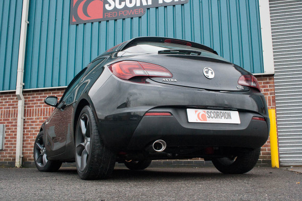 Scorpion Resonated cat-back system  (SVX034) Vauxhall Astra GTC 1.4 Turbo  2009-2015 www.srbpower.com