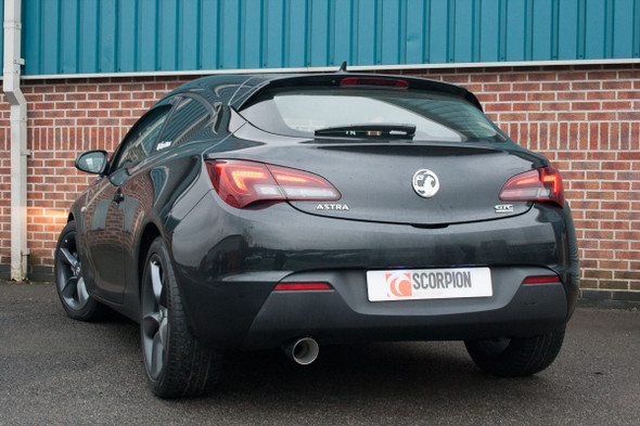Scorpion Resonated secondary cat-back system (SVX059D) Vauxhall Astra GTC 1.6 Turbo  2009-2015 www.srbpower.com