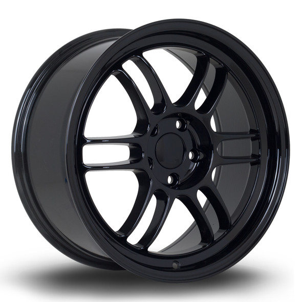 356 Wheels TFS3 18x8.5 ET44 5x114.3 Black (TFS38518D1P44PCYB0730) www.srbpower.com