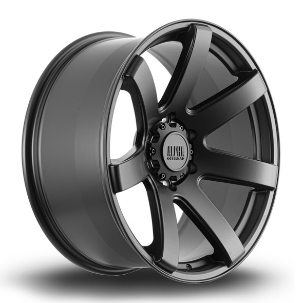 Alfa Offroad Gauntlet 20x9 ET30 6x139 106.1mm SBlack www.srbpower.com