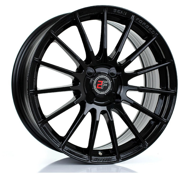 2FORGE ZF1 17x8 4x100 GLOSS BLACK Custom Offset: ET10 TO ET58 www.srbpower.com