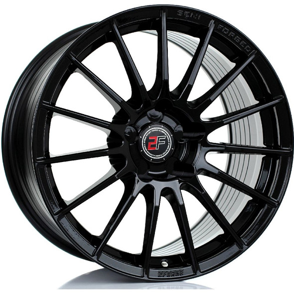 2FORGE ZF1 17x9.5 5x115 GLOSS BLACK Custom Offset: ET0 TO ET45 www.srbpower.com