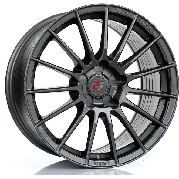 2FORGE ZF1 17x9 5x98 GLOSS GUNMETAL Custom Offset: ET10 TO ET50 www.srbpower.com