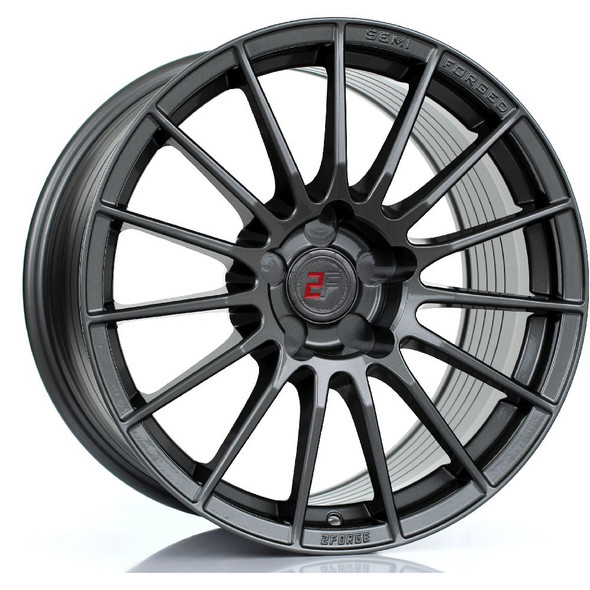 2FORGE ZF1 17x9.5 5x100 GLOSS GUNMETAL Custom Offset: ET0 TO ET45 www.srbpower.com