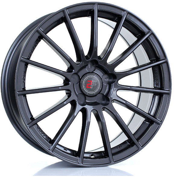 2FORGE ZF1 18x8 5x127 GUNMETAL Custom Offset: ET15 TO ET42 www.srbpower.com