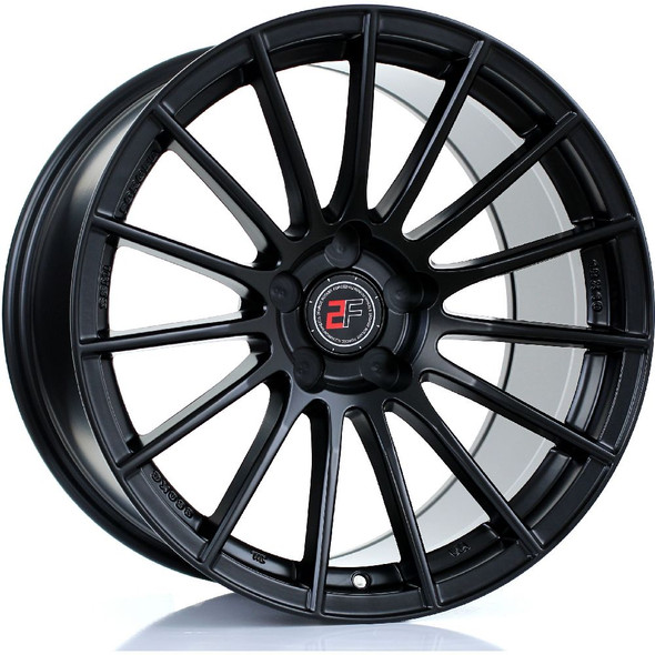 2FORGE ZF1 18x10 5x120.65 MATT BLACK Custom Offset: ET0 TO ET38 www.srbpower.com