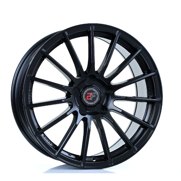 2FORGE ZF1 18x8 5x98 MATT BLACK Custom Offset: ET15 TO ET42 www.srbpower.com