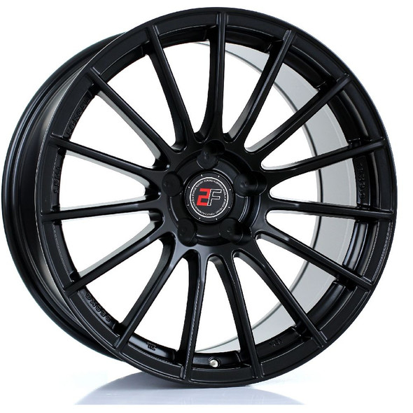 2FORGE ZF1 18x9 5x112 MATT BLACK Custom Offset: ET0 TO ET38 www.srbpower.com