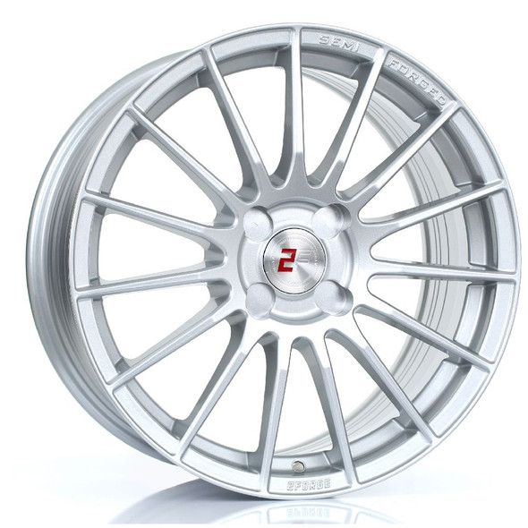 2FORGE ZF1 17x8 4x98 SILVER Custom Offset: ET10 TO ET58 www.srbpower.com