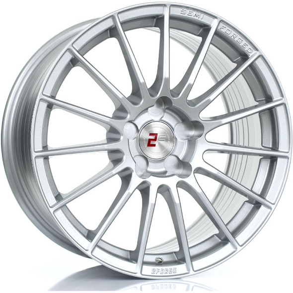 2FORGE ZF1 17x9 5x98 SILVER Custom Offset: ET10 TO ET50 www.srbpower.com