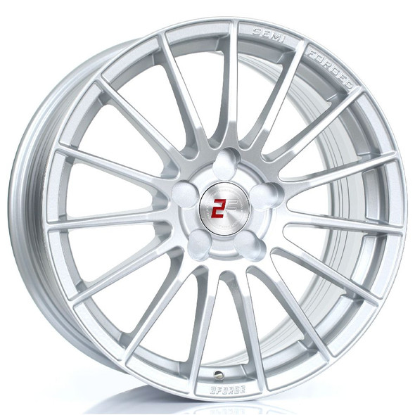 2FORGE ZF1 17x7.5 5x100 SILVER Custom Offset: ET10 TO ET51 www.srbpower.com