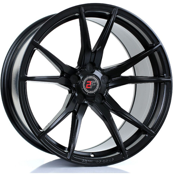 2FORGE ZF2 19x10.5 5x100 MATT BLACK Custom Offset: ET15 TO ET40 www.srbpower.com