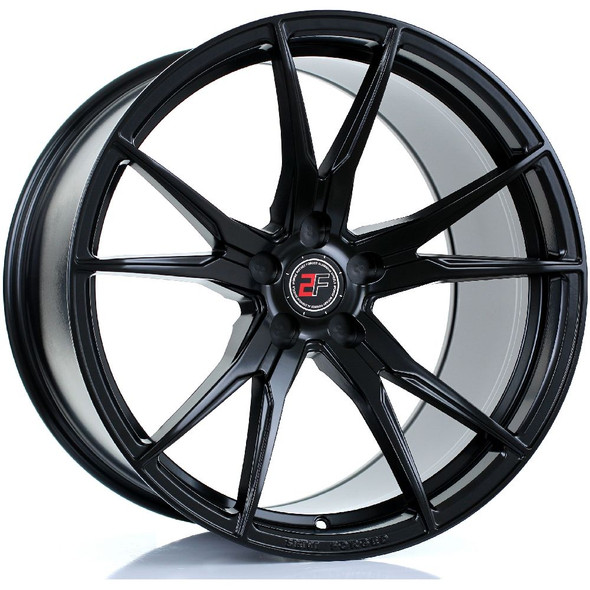 2FORGE ZF2 20x12 5x105 MATT BLACK Custom Offset: ET27 TO ET58 www.srbpower.com