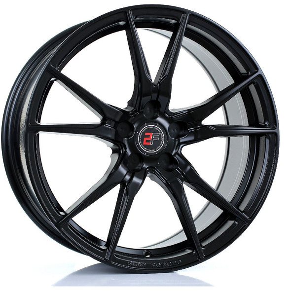 2FORGE ZF2 19x8.5 5x112 MATT BLACK Custom Offset: ET15 TO ET45 www.srbpower.com