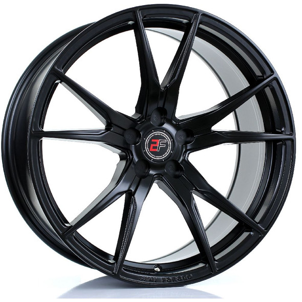 2FORGE ZF2 20x9.5 5x112 MATT BLACK Custom Offset: ET9 TO ET45 www.srbpower.com