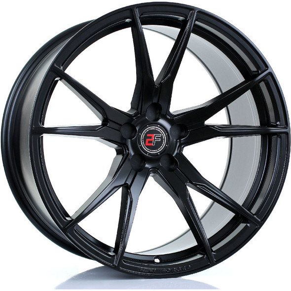 2FORGE ZF2 20x10.5 5x114 MATT BLACK Custom Offset: ET9 TO ET40 www.srbpower.com