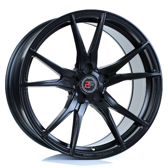 2FORGE ZF2 19x9.5 5x120 MATT BLACK Custom Offset: ET15 TO ET48 www.srbpower.com