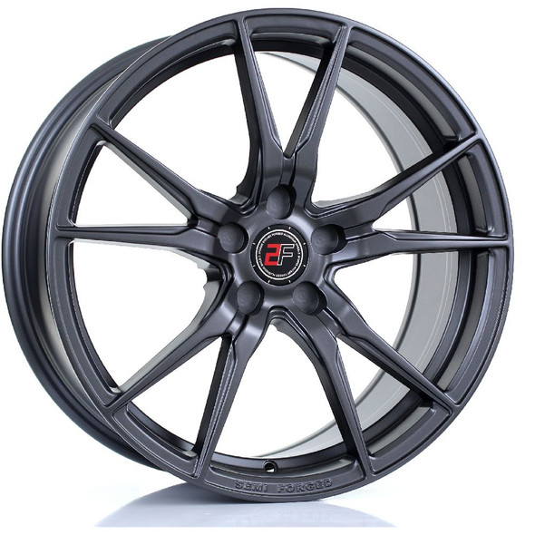 2FORGE ZF2 19x8.5 5x118 MATT GUNMETAL Custom Offset: ET15 TO ET45 www.srbpower.com