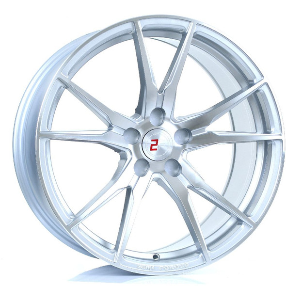 2FORGE ZF2 19x9.5 5x105 SILVER POLISHED FACE Custom Offset: ET15 TO ET48 www.srbpower.com