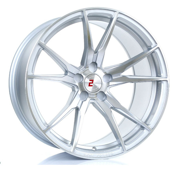 2FORGE ZF2 19x10.5 5x105 SILVER POLISHED FACE Custom Offset: ET15 TO ET40 www.srbpower.com